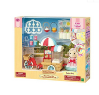 Calico Critters Popcorn Delivery Trike