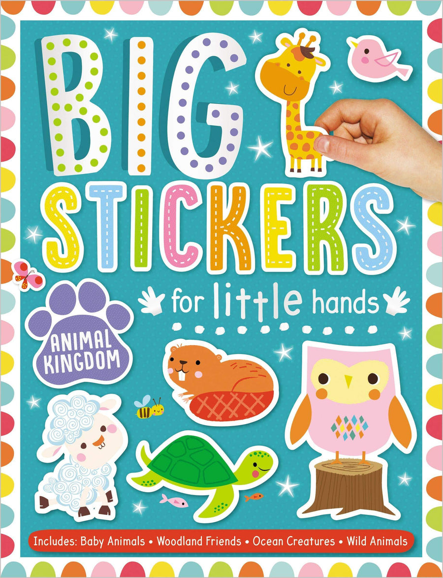 Make Believe Ideas BIg Stickers For Little Hands - Teal