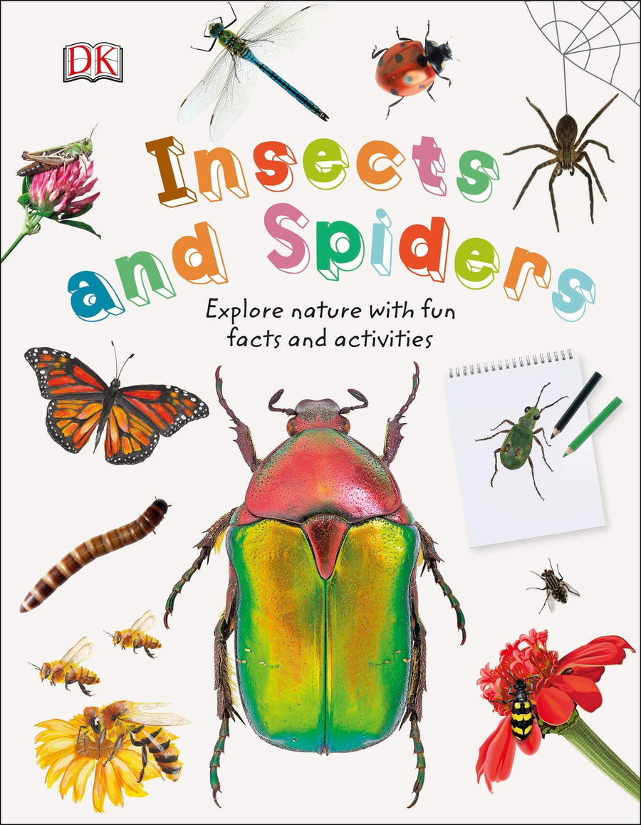 DK Books Insects and Spiders: Explore Nature with Fun Facts and Activities