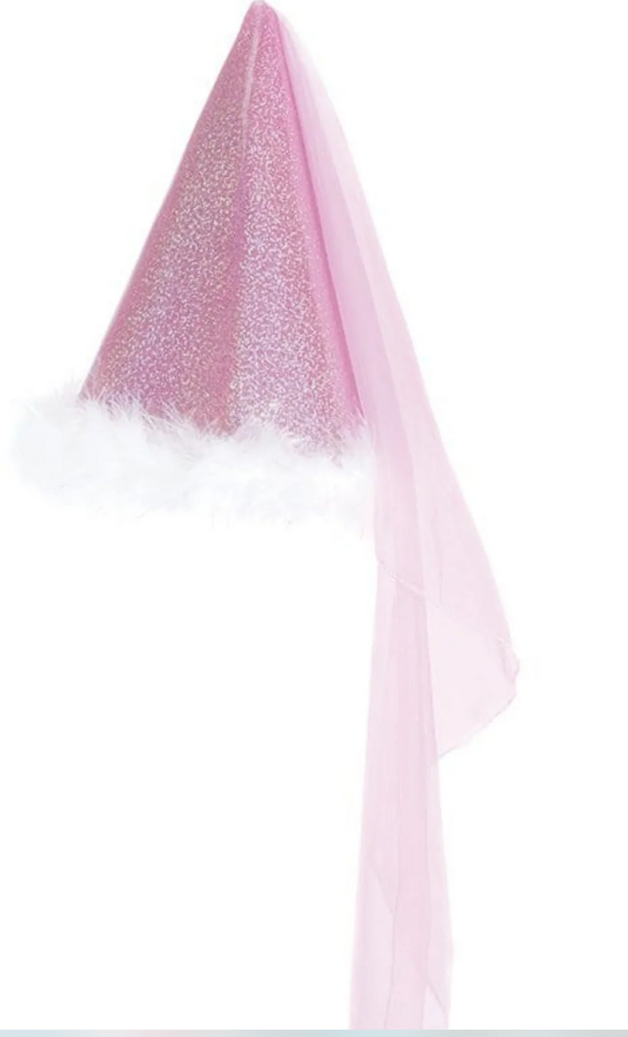 Great Pretenders Pink Glitter Princess Hat