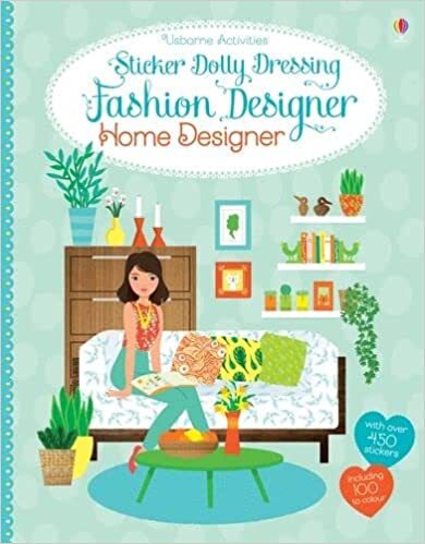 Usborne Home Designer Fashion Designer Sticker Dolly Dressing