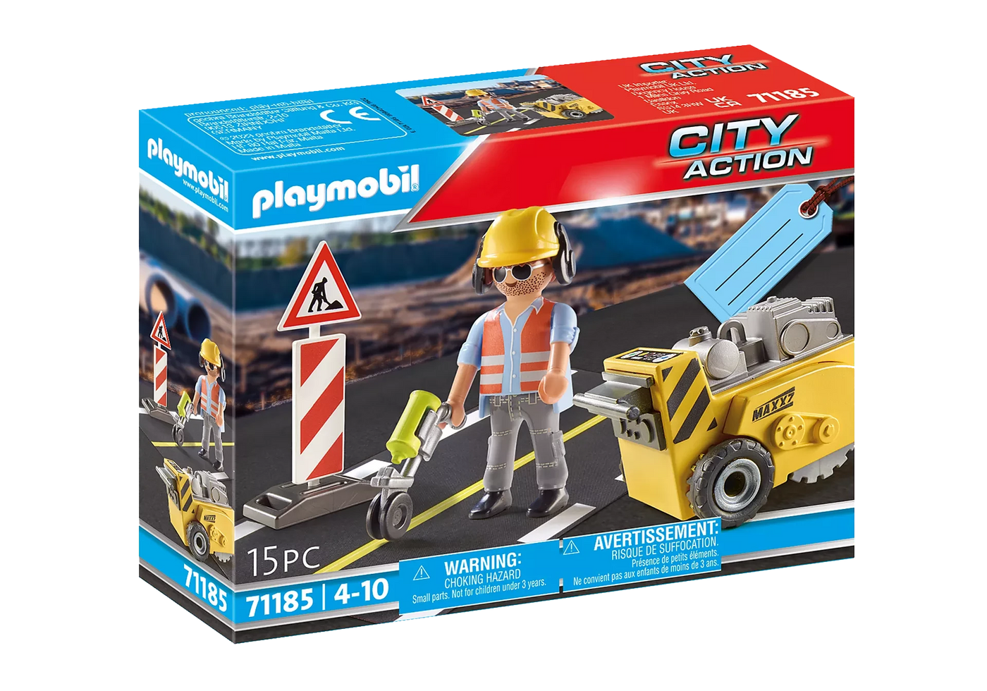 Playmobil City Action Construction Worker Gift Set 71185