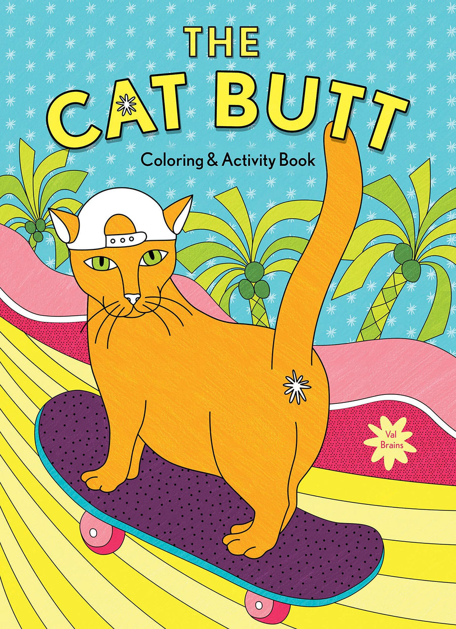 Chronicle Books The Cat Butt Colouring & Activity Book