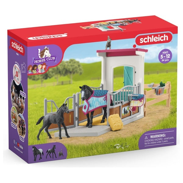 Schleich Horse Club Horse Box with Mare and Foal