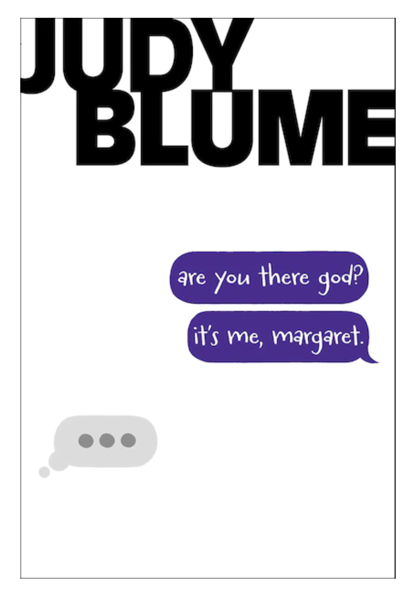 Judy Blume Are You There God? It's Me, Margaret