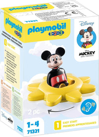 Playmobil 123 & Disney Minnie & Mickey's Spining Sun With Rattle Feature 71321