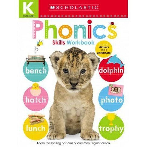 Scholastic Kindergarten Skills Workbook  Phonics