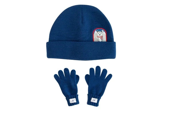 Flap Jack Kids Wolf Toque & Gloves Set 2-4yrs