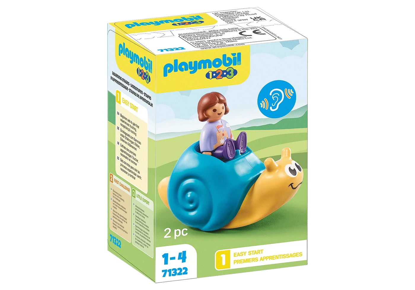 PLaymobil 1.2.3 Rocking Snail 71322