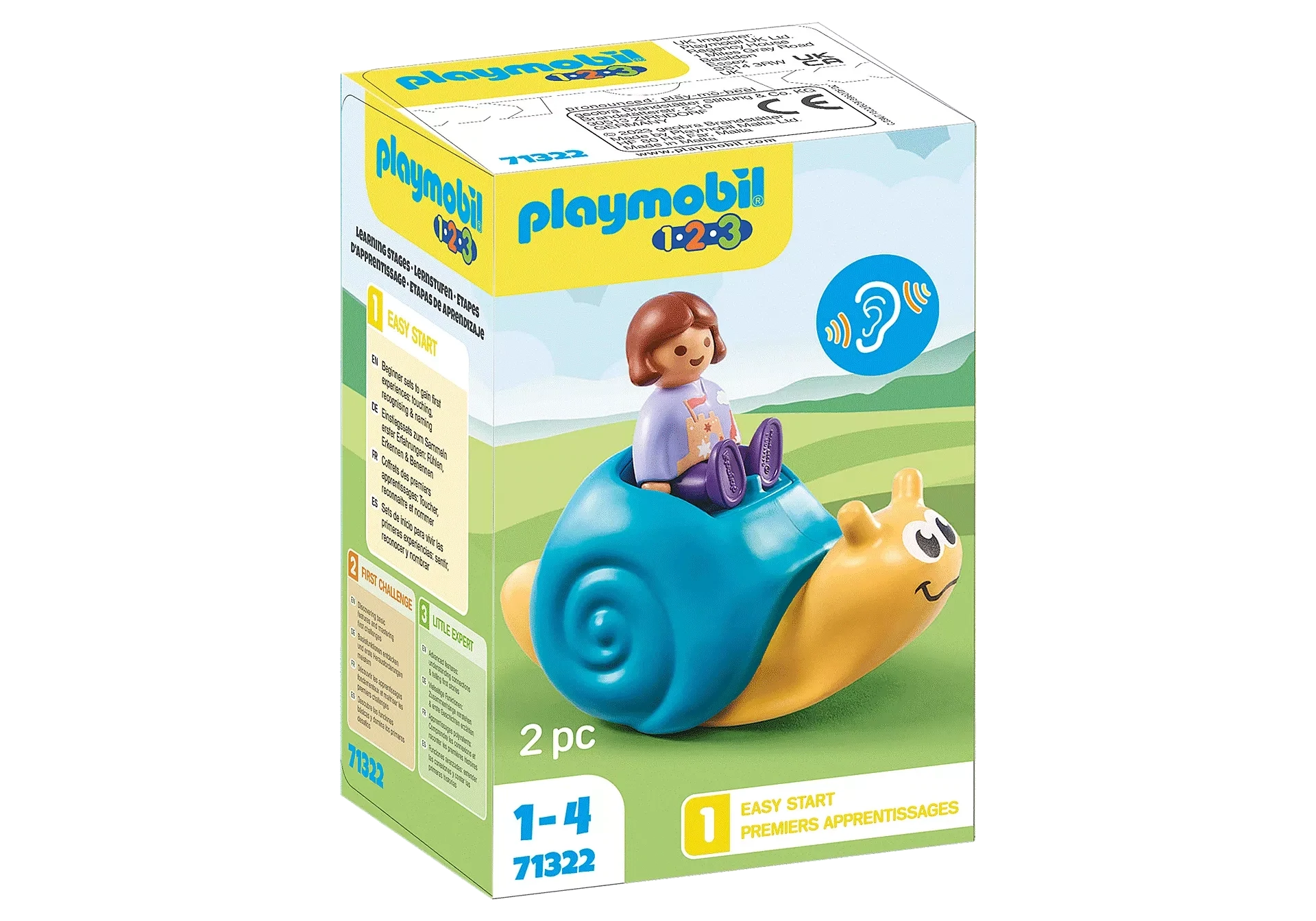 PLaymobil 1.2.3 Rocking Snail 71322