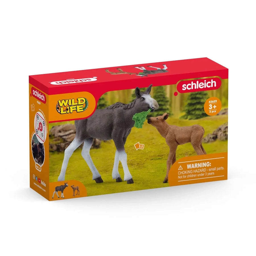 Schleich Wild Life Moose Family