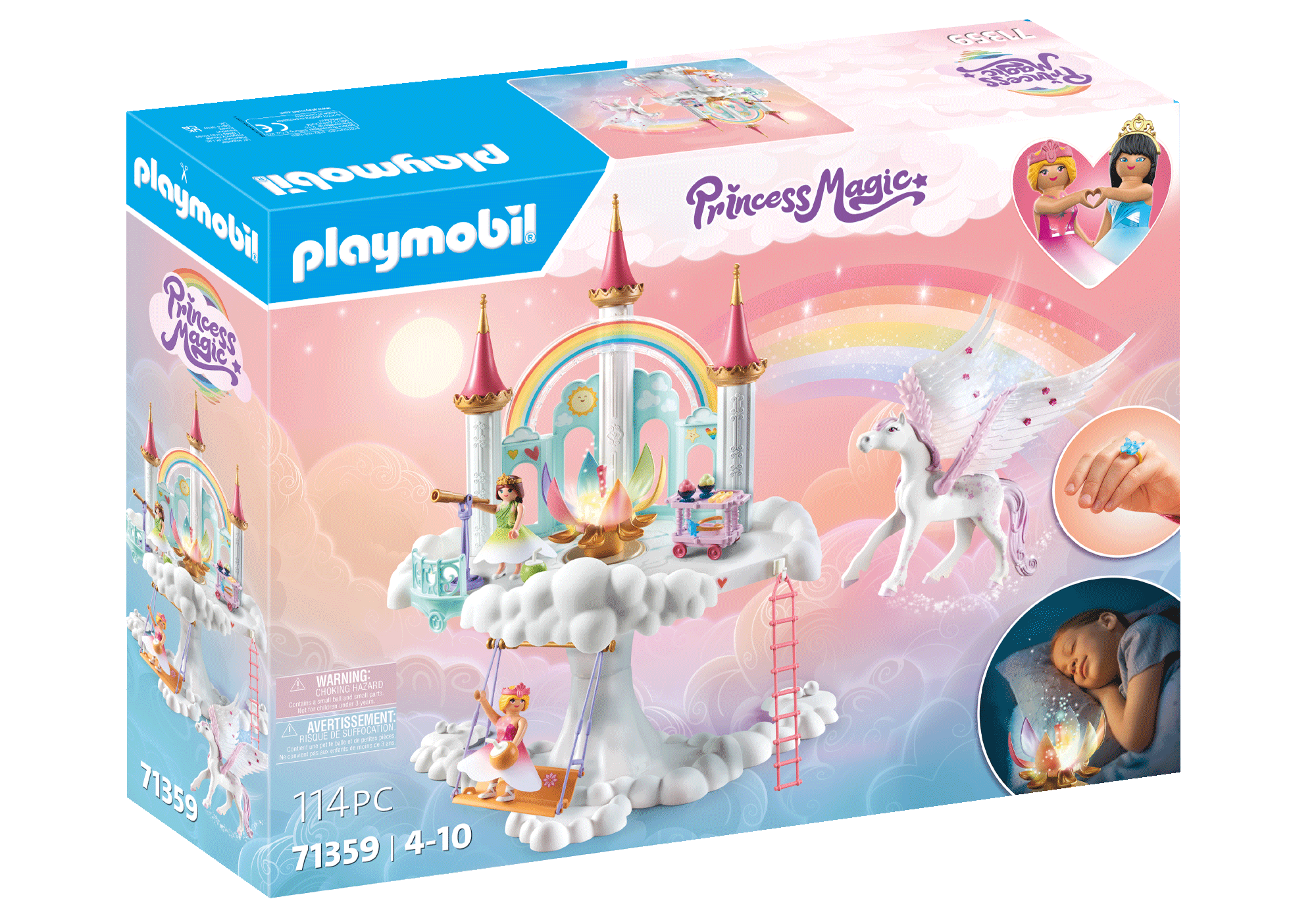 Playmobil Princess Magic Rainbow Castle in the Clouds 71359