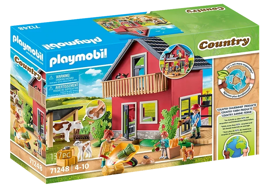 Playmobil Country Farmhouse with Outdoor Area