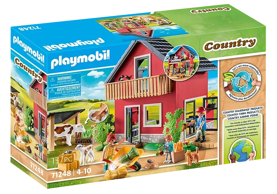 Playmobil Country Farmhouse with Outdoor Area