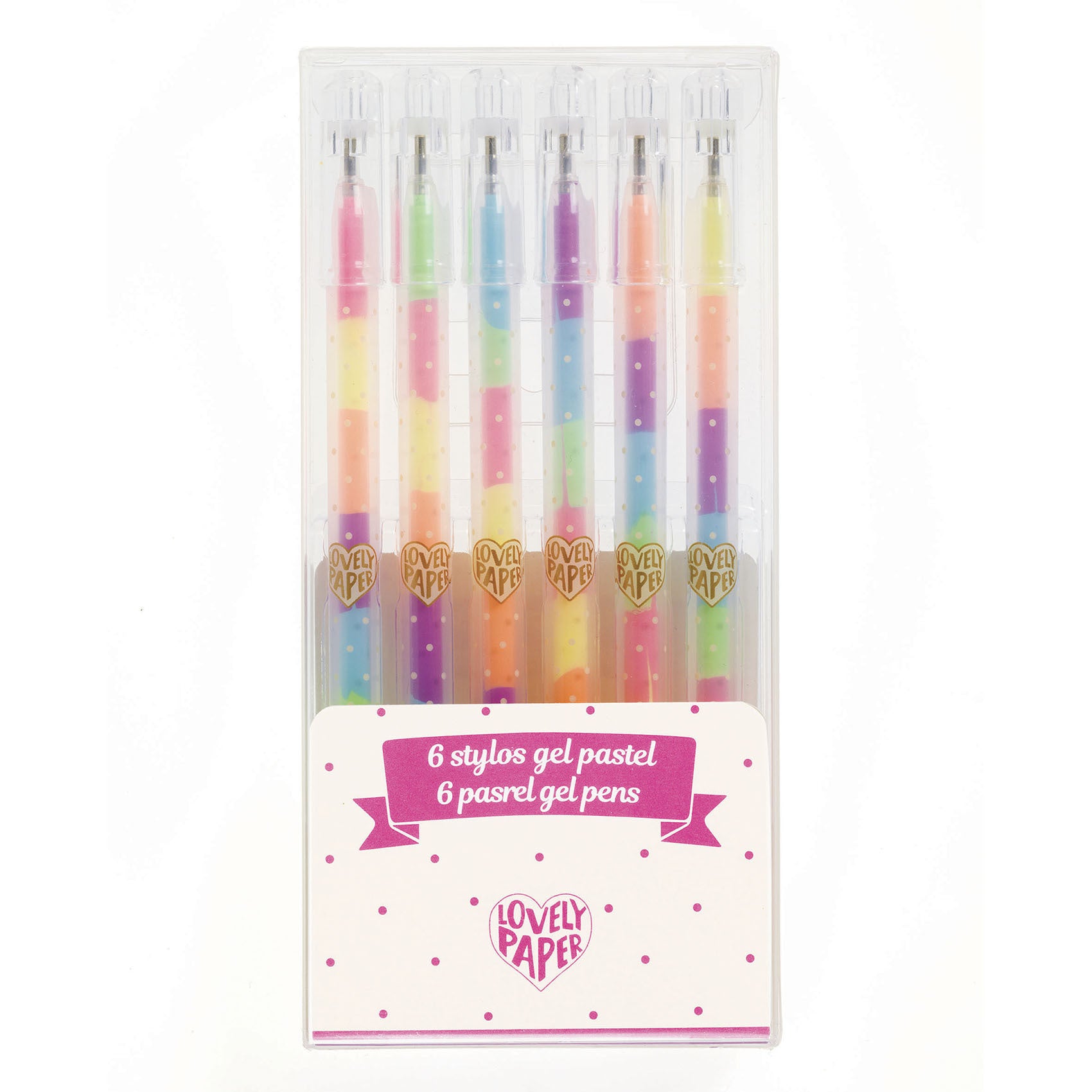 Lovely Paper Pastel Gel Pack 6 Pack