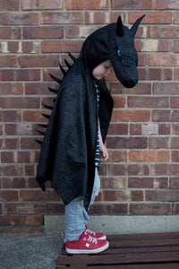 Great Pretenders Midnight Dragon Cape Dark Blue