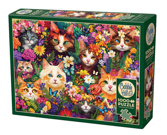 Cobble Hill Blossoming Whiskers 1000PC