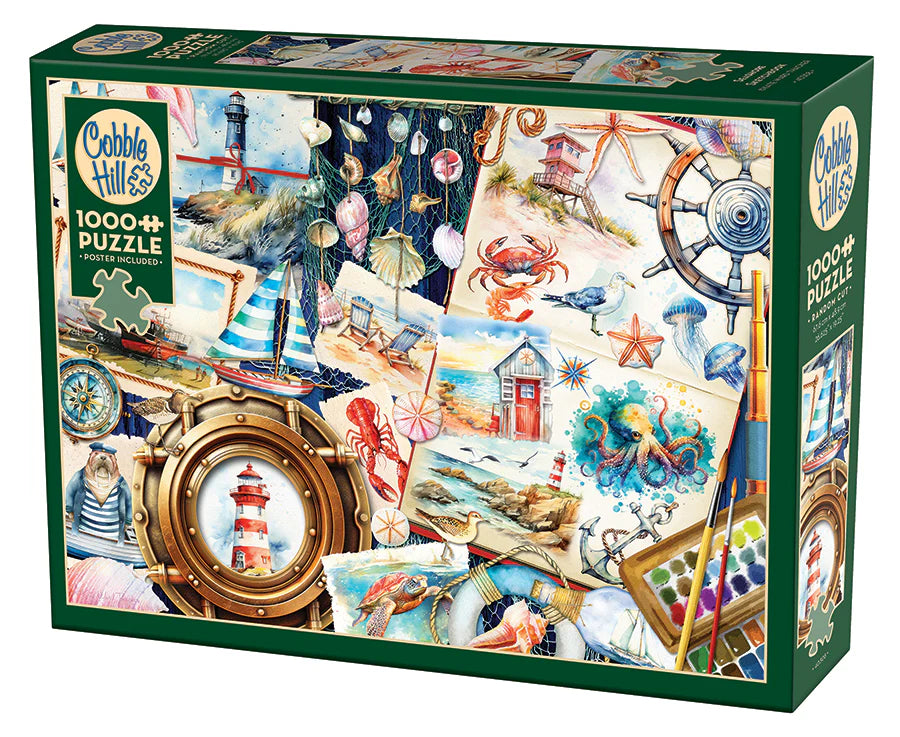 CobbleHill Seashore Sketchbook 1000 Piece