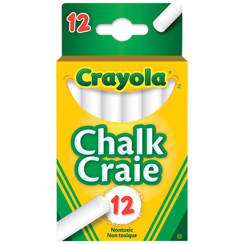 Crayola Dustless White Chalk