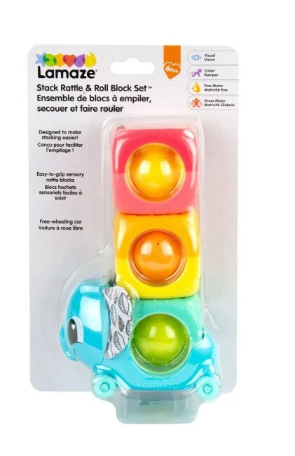 Lamaze Stack Rattle & Roll Blocks