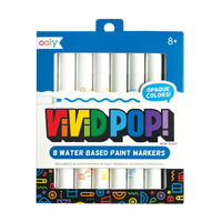 Ooly Vivid Pop! Water Based paint Markers 8 Pack