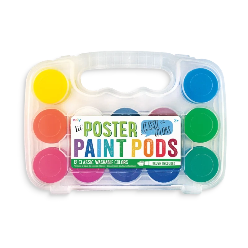 Ooly Lil Paint Pods Poster Paints - Classic Colours