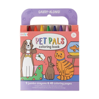 Ooly Pet Pals Carry Along Crayon & Colouring Book Kit