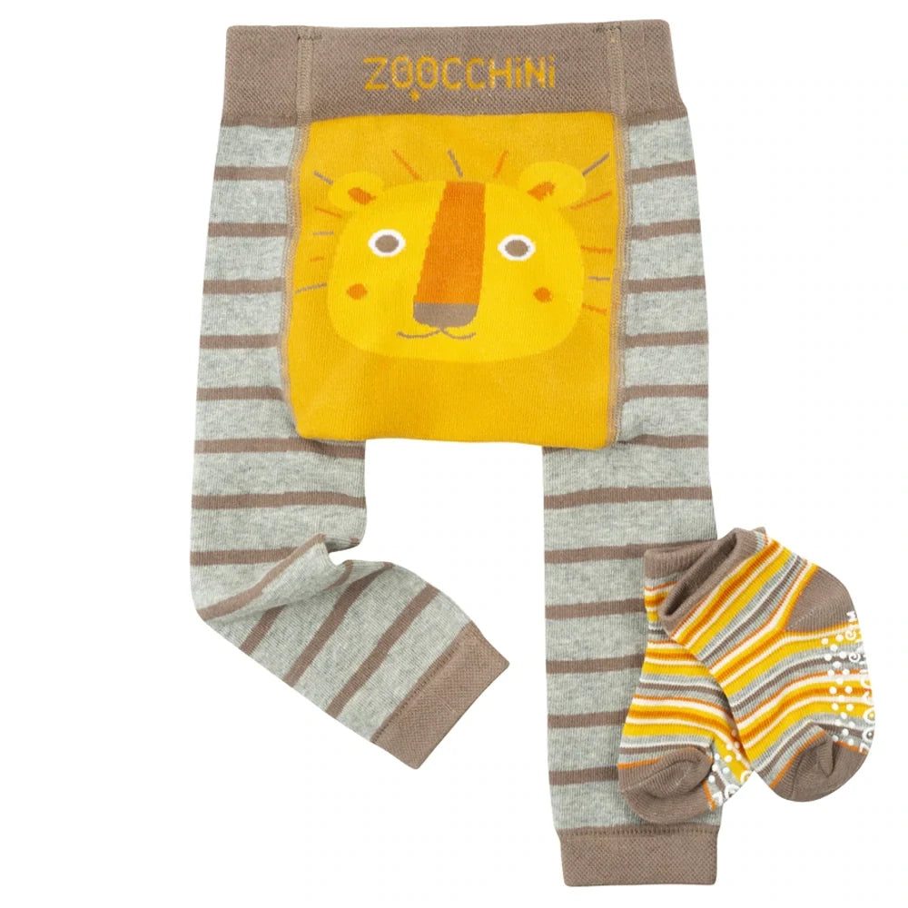 Zoocchini Leo Lion 12-18M Legging/Sock Set