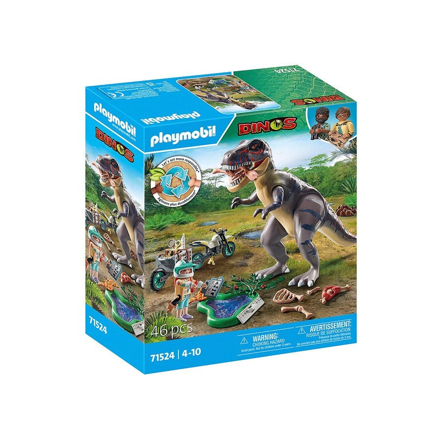 Playmobil Dino T Rex Trace And Tracker 71524