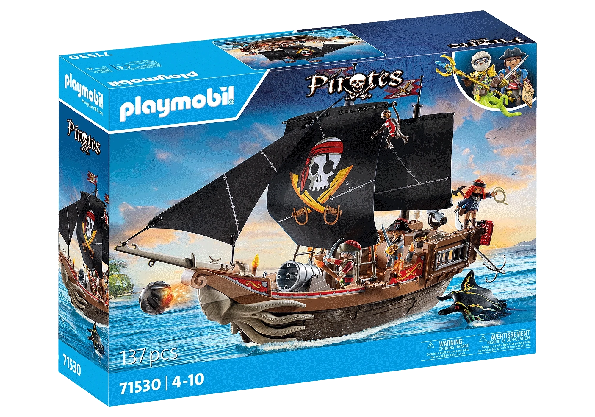 Playmobil Pirates Large Pirate Ship 71530