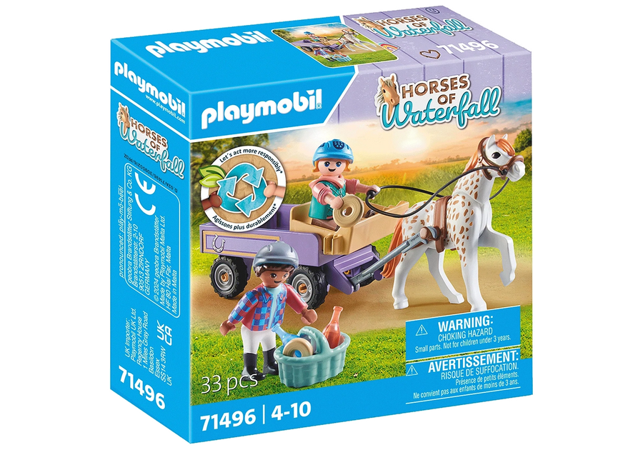 Playmobil Horses Of Waterfall Pony Carriage 71496