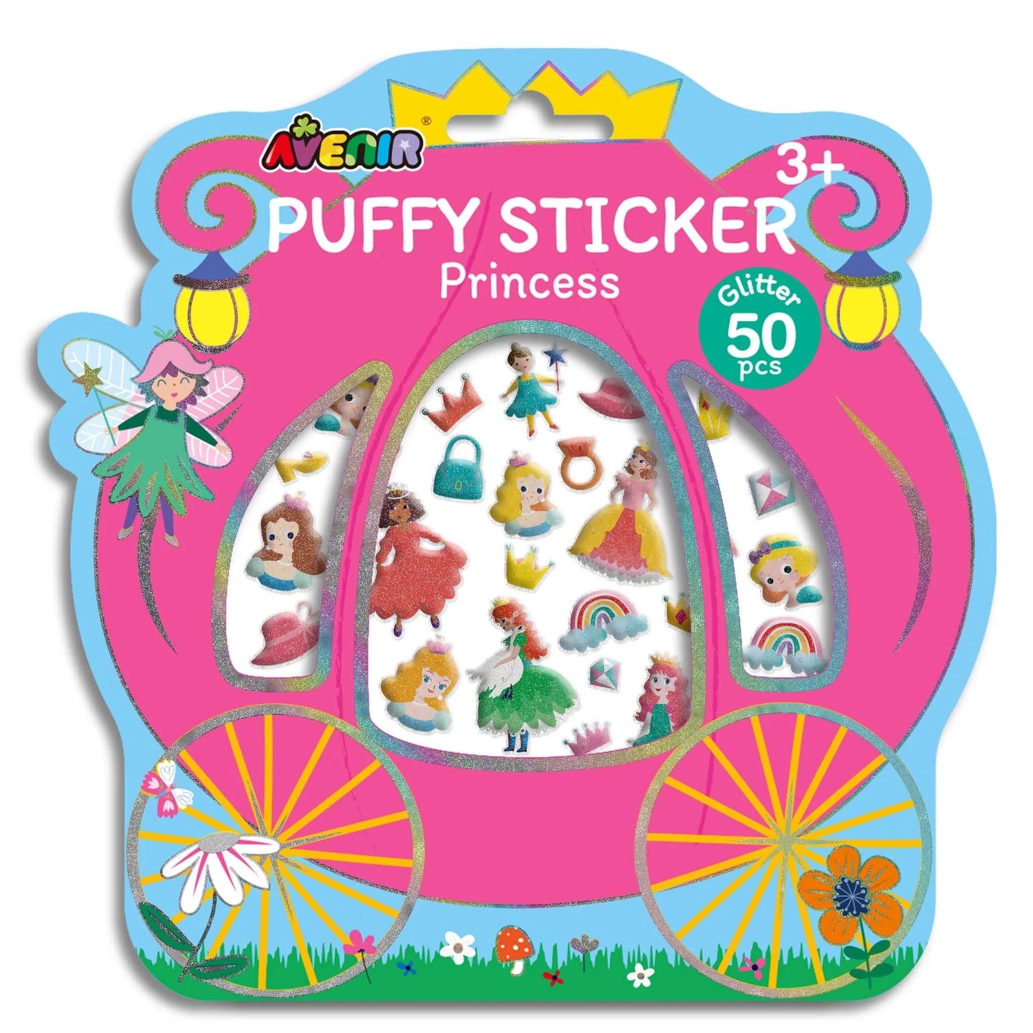 Avenir Princess Puffy Stickers