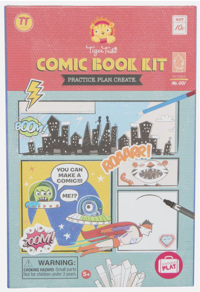 Tiger Tribe Comic Book Kit - Practice. Plan. Create