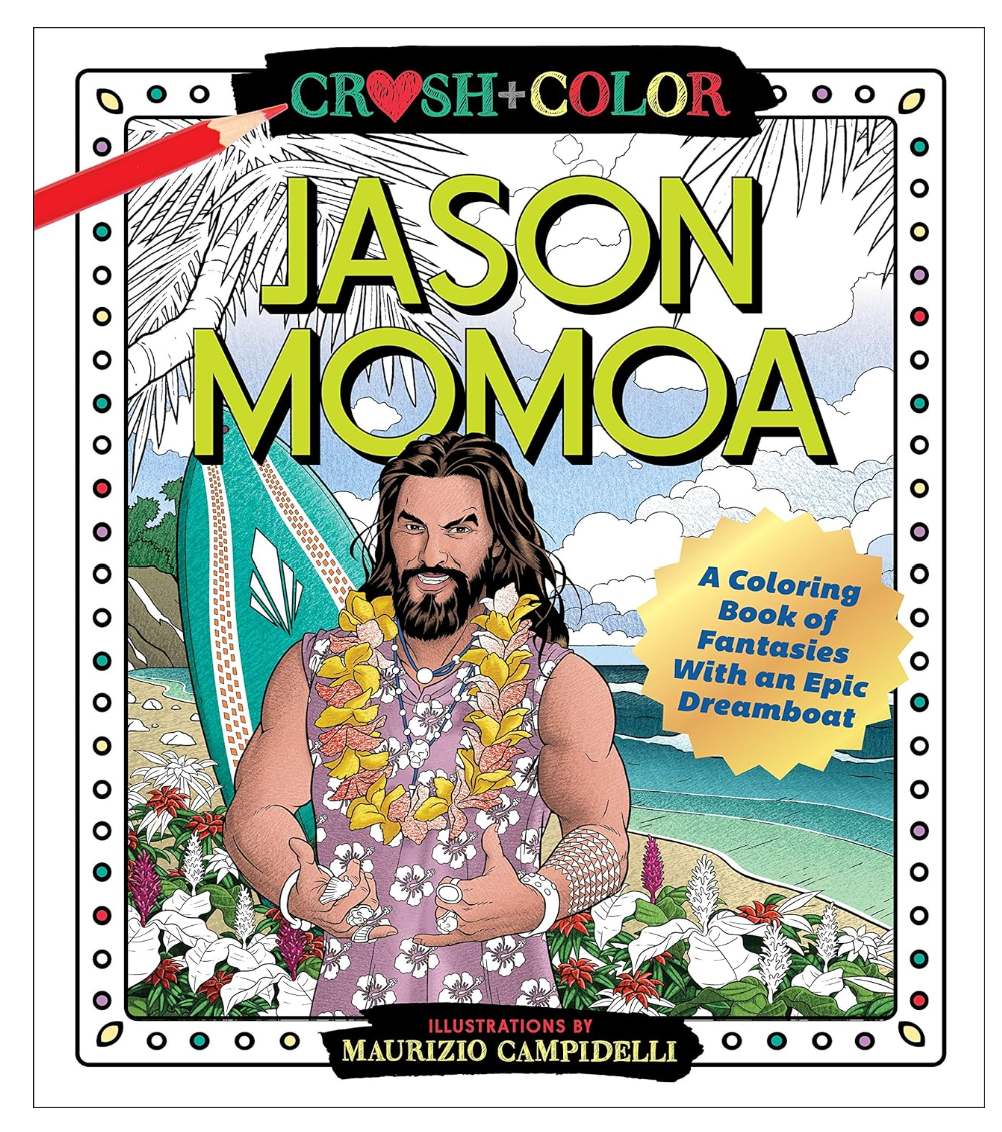 Crush & Colour Book Jason Mamoa