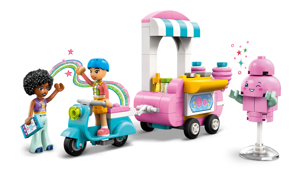 Lego Friends Cotton Candy Stand And Scooter 42643