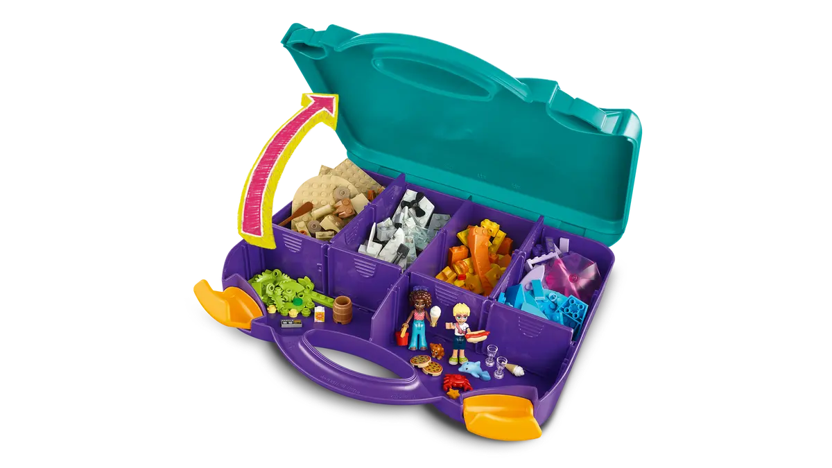 Lego Friends Creative Beach And Travel Suitcase 42672