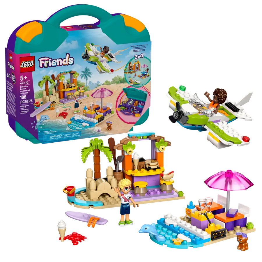 Lego Friends Creative Beach And Travel Suitcase 42672