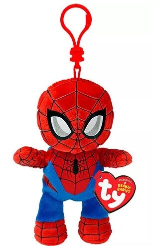 TY Beanie Babies Spiderman Clip