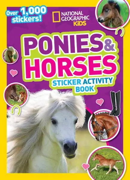 National Geographic Kids Ponies and Horses Sticker Activity Book