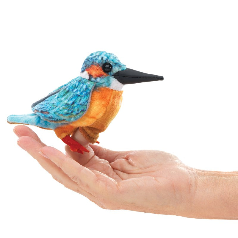 Folkmanis Mini Commom Kingfisher Finger Puppet