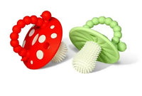 RazBaby Chompy Mushroom Silicone Teether 2 Pack