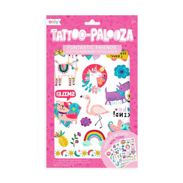 Ooly Funtastic Friends Tattoo Palooza Glitter Tattoos