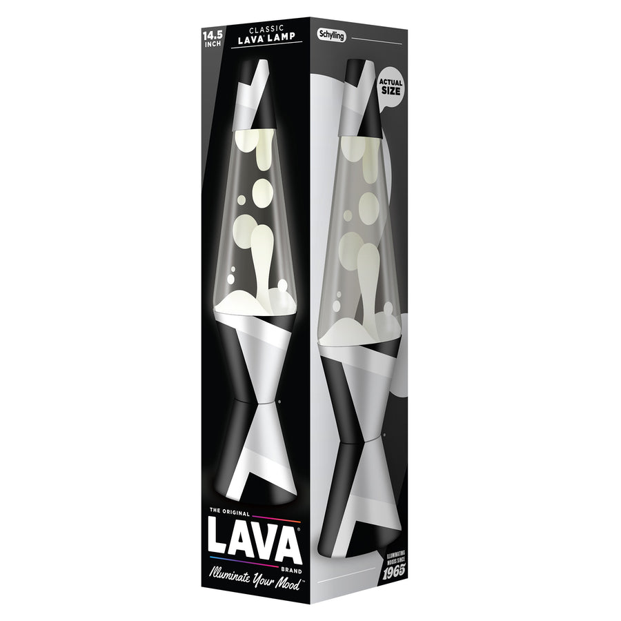 Lava Lamp Polygonal White 14.5"