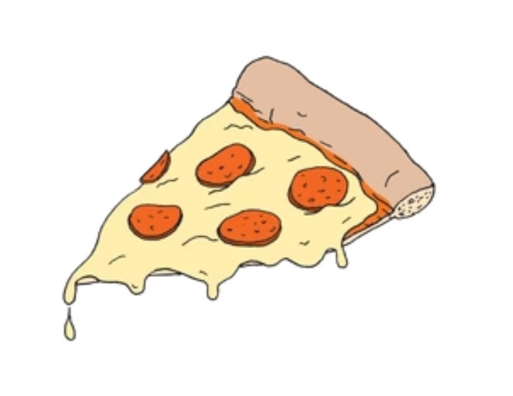 Tattly Pizza Slice Tattoo Pair