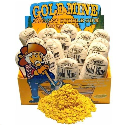 Gold Mine Nugget Bubble Gum