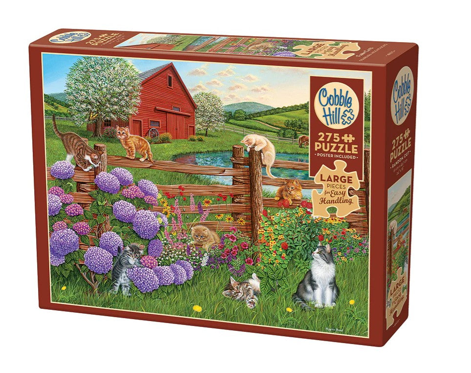 Cobble Hill Farm Cats 275pc Easy Handling