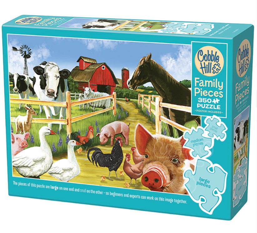 Cobblehill Welcome to The Farm 350pc  Family Puzzle