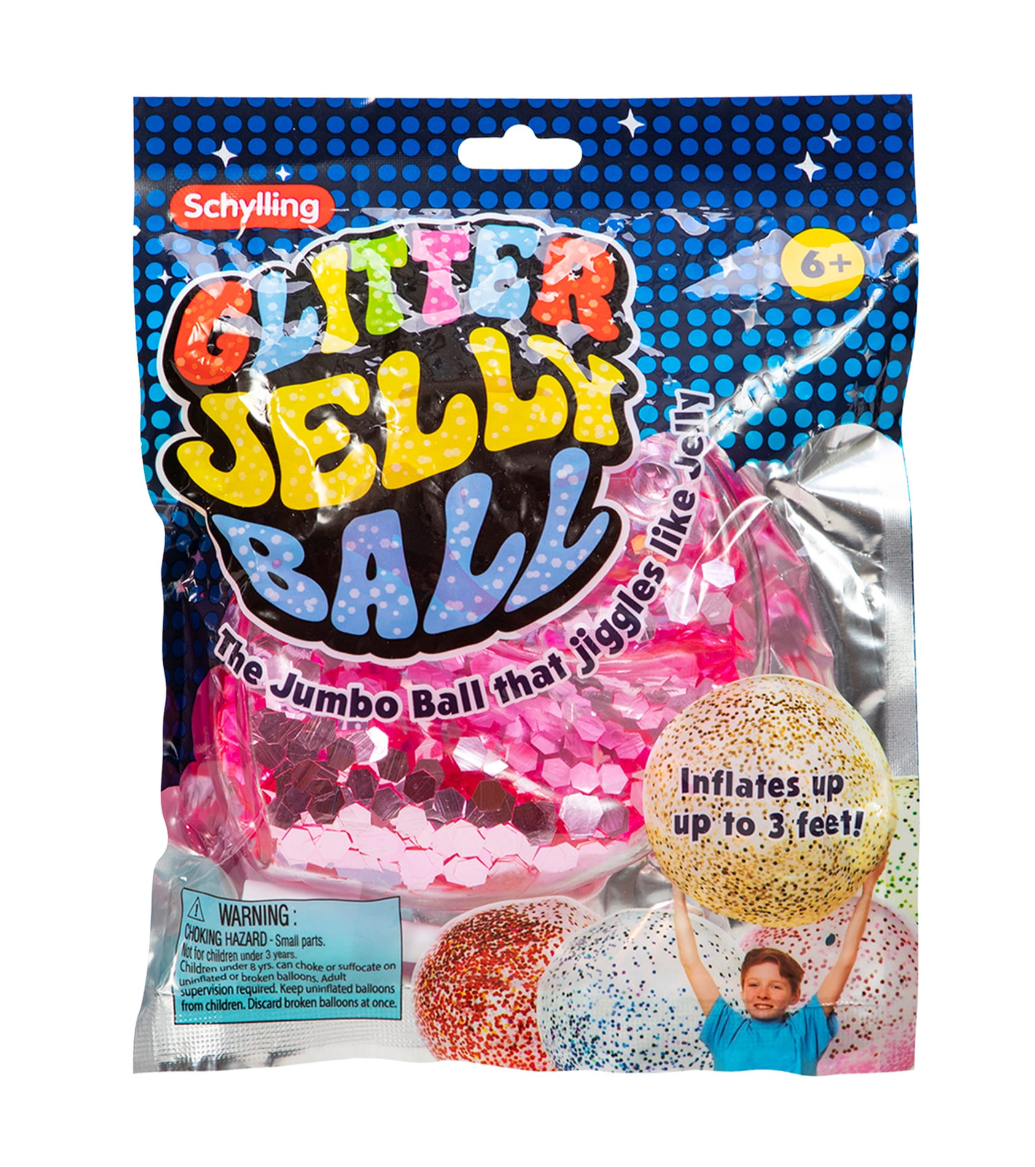 Schylling Jumbo Glitter Jelly Ball Assorted