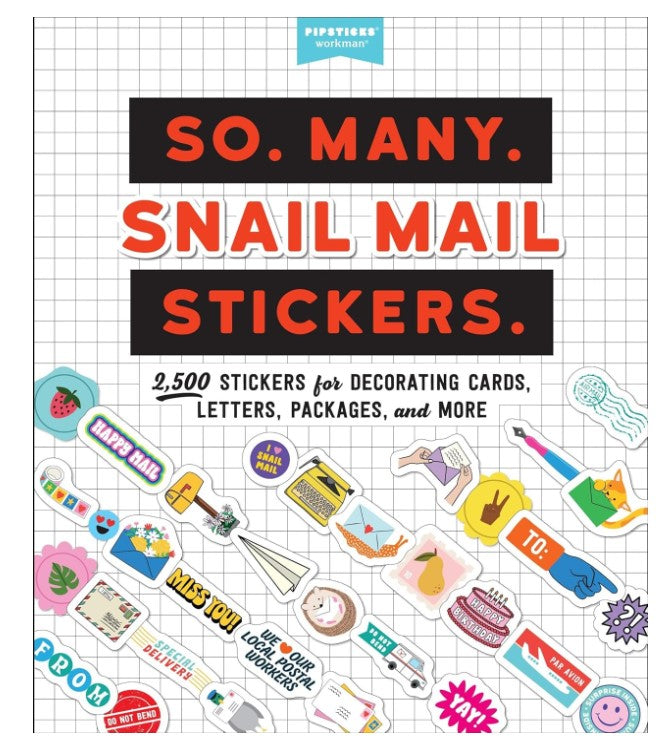 So. Many. Snail Mail Stickers.