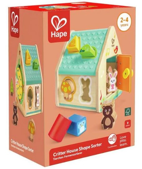 Hape Critter House Shape Sorter